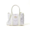 Twinset Kids Borsa Bianca a Tracolla Bianca Macramè per Bambine