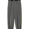 Twinset Kids Pantaloni Joggers Grigi con Cintura per Bambine