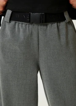 Twinset Kids Pantaloni Joggers Grigi con Cintura per Bambine
