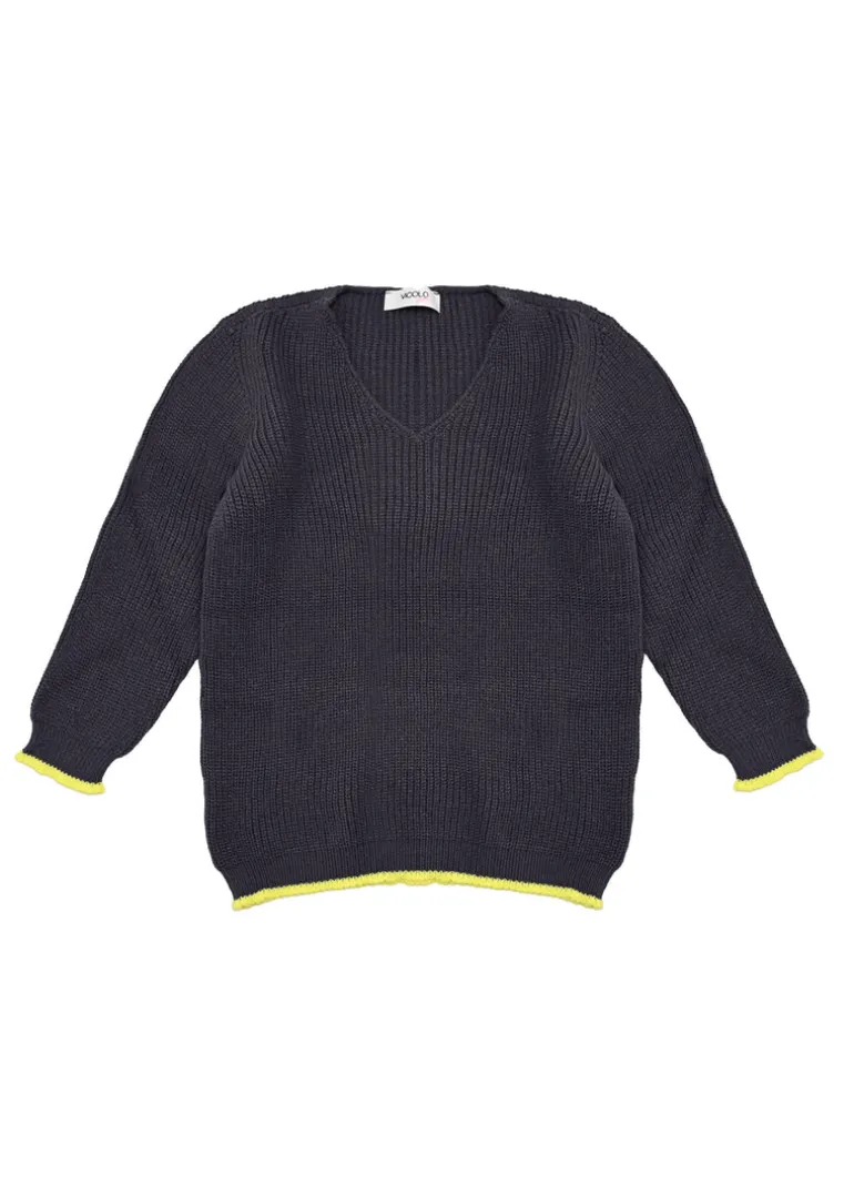 Vicolo Kids Maglioncino Grigio per Bambine