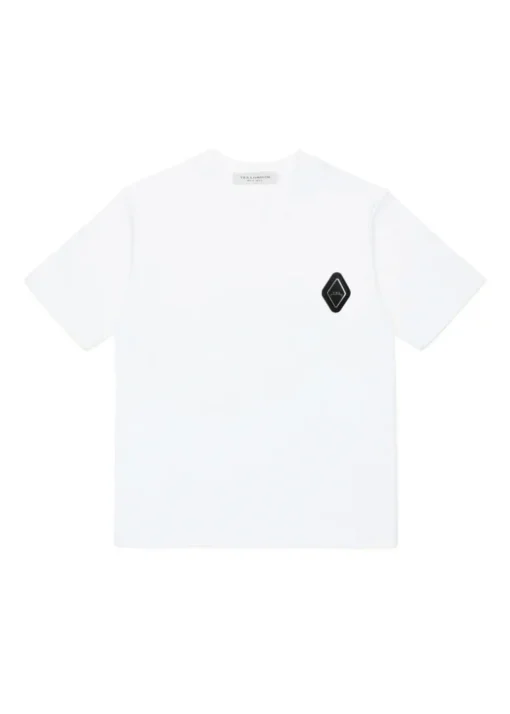 YES LONDON T-SHIRT Bianca/Nera con Logo per Bambini